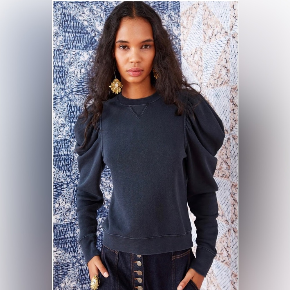 Ulla Johnson black Alair pullover Sweatshirt